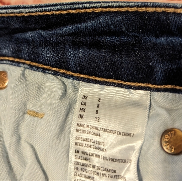 Hi-rise Shortie American Eagle Shorts Size 8 - Picture 12 of 12